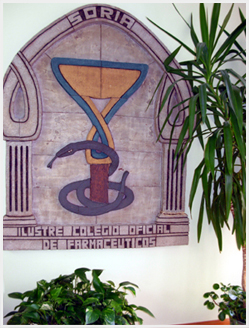 Presentación escudo colegio oficial farmaceuticos soria